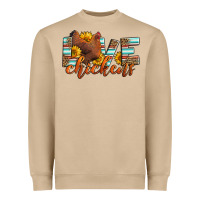 Mushroom love chickens Heavyweight Sweatshirt - LillyAllenDesigns