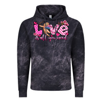 Cloud Black love is all you need Vintage Hoodie - OliviaCreatesArt