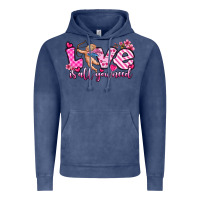 Vintage Denim love is all you need Vintage Hoodie - OliviaCreatesArt