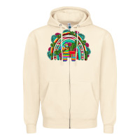 Sandshell mexican pinata rainbow Zipper Hoodie - Artiststas