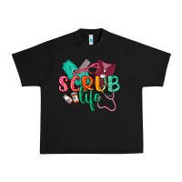 Black Scrub life Urban Heavy Tee - CowGirlArtShop