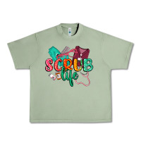Oil Green Scrub life Urban Heavy Tee - CowGirlArtShop