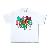 White Scrub life Urban Heavy Tee - CowGirlArtShop