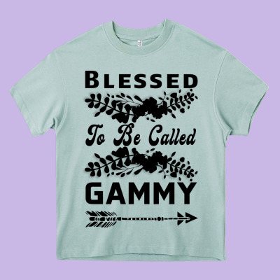 Blessed To Be Called Gammy Heavy Core Tee Designed By Bettercallsaul