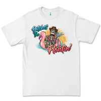 White Bitches be floatin' skeleton summer Premium Tee - NancyCooperArtShop