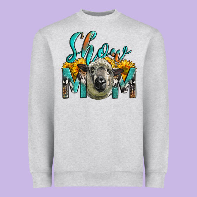 Western Show Mom Sheep Heavyweight Sweatshirt Designed By Lillyallendesigns