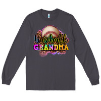 Smoke baseball grandma Long Sleeve Tee - OliviaCreatesArt