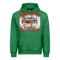 Emerald santa's favorite teacher Urban Hoodie - AdoDesignShop