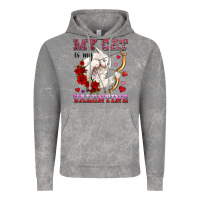 Cloud Rock my cat is my valentine Vintage Hoodie - OliviaCreatesArt