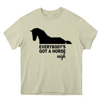 Mossy everybody's gotta horse neigh Heavy Core Tee - Bettercallsaul