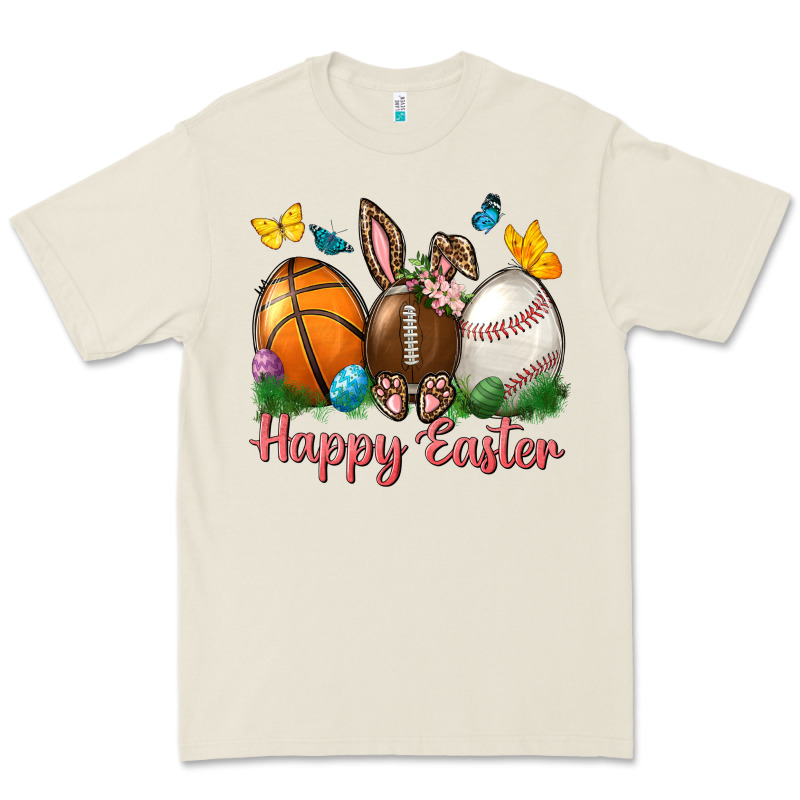 Happy Easter Sports With Butterfly Premium Tee by NancyCooperArtShop | Teevron