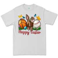 Dove Grey Happy Easter sports with butterfly Premium Tee - NancyCooperArtShop