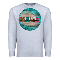 Heather Grey western turquoises mama ornament Premium Sweatshirt - BarkalooDesign