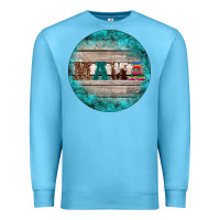 Ocean Blue western turquoises mama ornament Premium Sweatshirt - BarkalooDesign