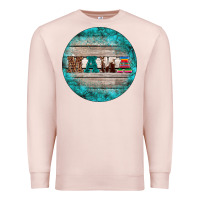 Pale Pink western turquoises mama ornament Premium Sweatshirt - BarkalooDesign