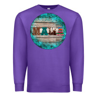 Purple western turquoises mama ornament Premium Sweatshirt - BarkalooDesign