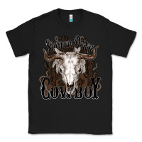 Black Simmer down Cowboy Classic Tee - HowdyJamesFarm