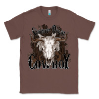 Chestnut Simmer down Cowboy Classic Tee - HowdyJamesFarm