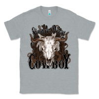 Heather Grey Simmer down Cowboy Classic Tee - HowdyJamesFarm