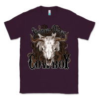 Plum Simmer down Cowboy Classic Tee - HowdyJamesFarm