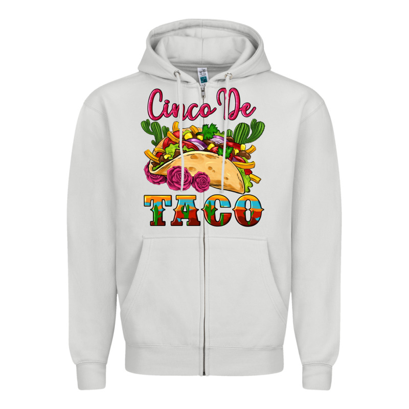 Cinco De Taco Zipper Hoodie by Artiststas | Teevron