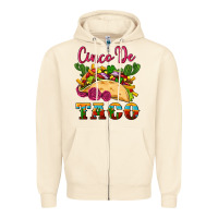 Sandshell cinco de taco Zipper Hoodie - Artiststas
