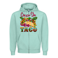 Seafoam cinco de taco Zipper Hoodie - Artiststas