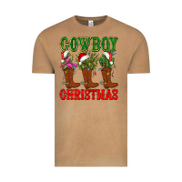 Vintage Camel cowboy christmas boots cactus Vintage Tee - CowGirlArtShop