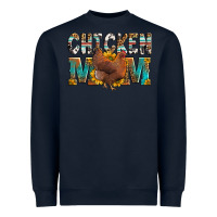 Navy chicken mom Heavyweight Sweatshirt - LillyAllenDesigns