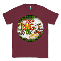 Burgundy Christmas Jingle Classic Tee - Artiststas