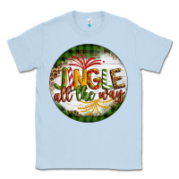 Dusty Blue Christmas Jingle Classic Tee - Artiststas