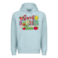 Blue Mist Sweet Summer Time Premium Hoodie - CowhideDigitalArt