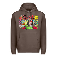 Coffee Sweet Summer Time Premium Hoodie - CowhideDigitalArt