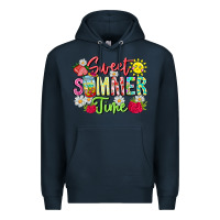 Navy Sweet Summer Time Premium Hoodie - CowhideDigitalArt