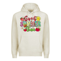Oatmeal Heather Sweet Summer Time Premium Hoodie - CowhideDigitalArt