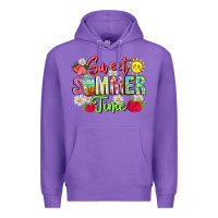 Purple Sweet Summer Time Premium Hoodie - CowhideDigitalArt