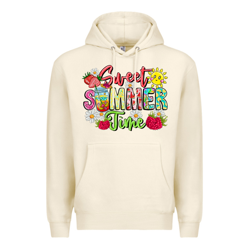 Sweet Summer Time Premium Hoodie by CowhideDigitalArt | Teevron