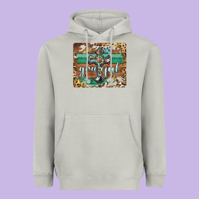 Grateful Cross Mousepad Heavyweight Hoodie Designed By Barkaloodesign