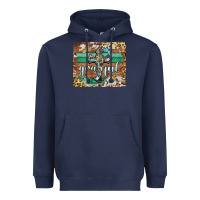 Navy grateful cross mousepad Heavyweight Hoodie - BarkalooDesign