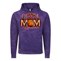 Cloud Purple blessed basketball mom lightbulb letters Vintage Hoodie - OliviaCreatesArt