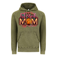 Vintage Olive blessed basketball mom lightbulb letters Vintage Hoodie - OliviaCreatesArt