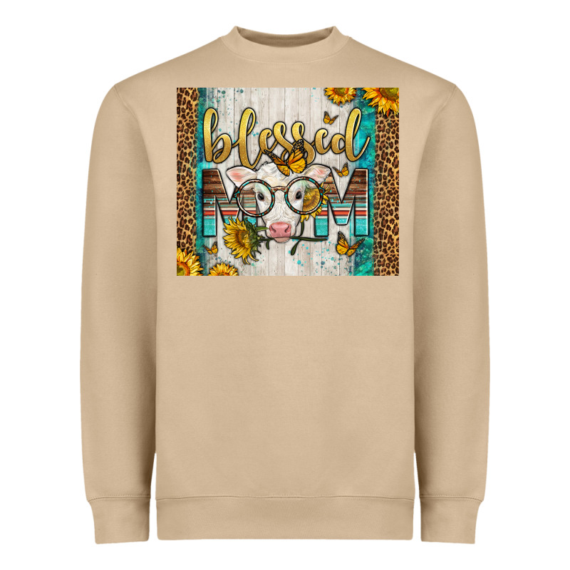 Western Blessed Mom Baby Calf Heavyweight Sweatshirt by LillyAllenDesigns | Teevron
