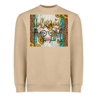 Mushroom Western Blessed Mom Baby Calf Heavyweight Sweatshirt - LillyAllenDesigns