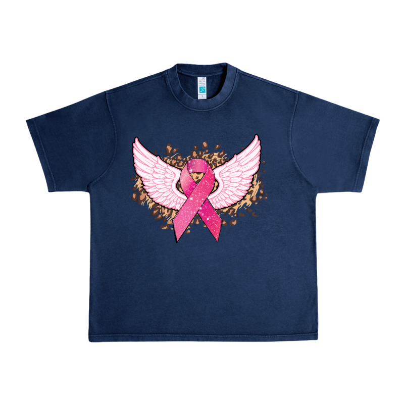 Cancer Ribbon Angel Wings Cancer Awareness Urban Heavy Tee by HowdyJamesFarm | Teevron