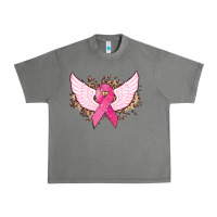 Tornado Cancer ribbon angel wings Cancer Awareness Urban Heavy Tee - HowdyJamesFarm