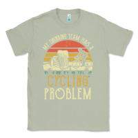 Matcha my drinking team has a cycling problem cotton t shirt funny dad gift c Classic Tee - longCreatives