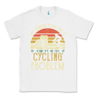 White my drinking team has a cycling problem cotton t shirt funny dad gift c Classic Tee - longCreatives