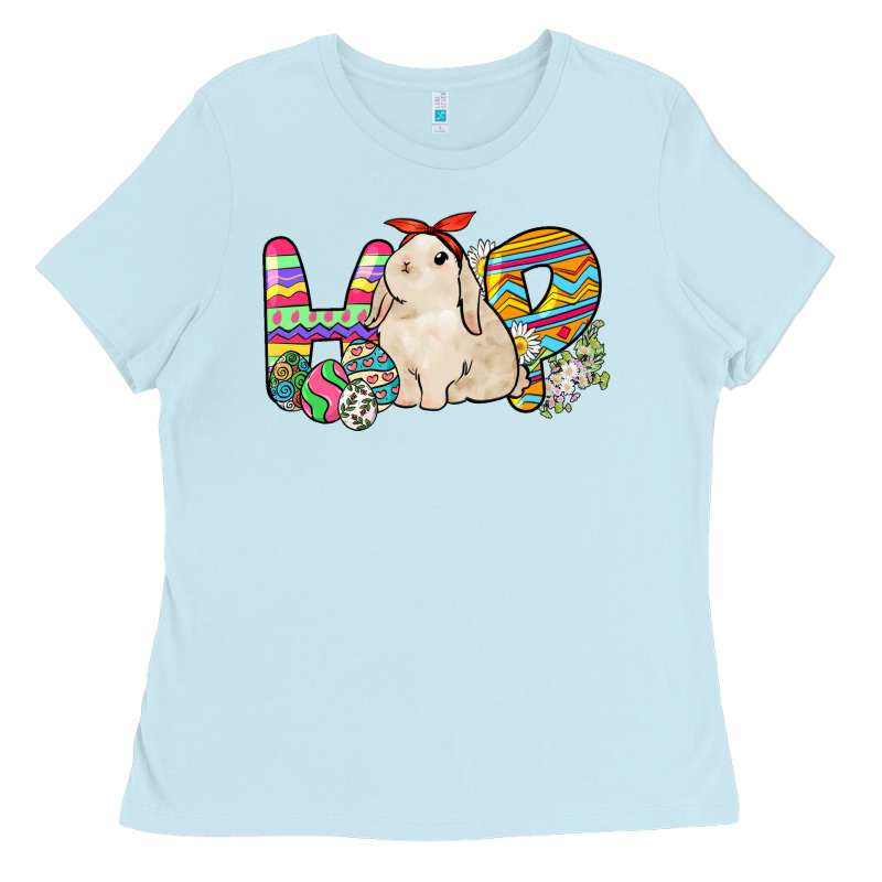 Hop Rabbit Ladies Tee by NancyCooperArtShop | Teevron