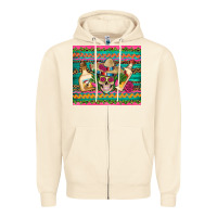 Sandshell mexican tequila skull roses cactus sombrero Zipper Hoodie - Artiststas