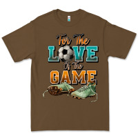 Cacao For the love of the game Soccer Premium Tee - NancyCooperArtShop